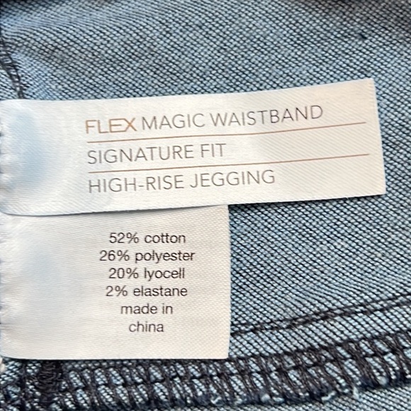Lane Bryant flex, magic, waistband, signator sit high-rise Denim Jeggings New - Picture 6 of 9
